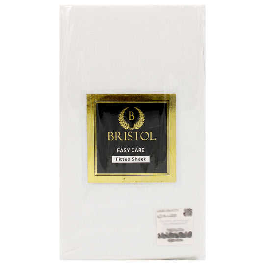 KING FITTED SHEET | 180X210 | BLEACHED WHITE