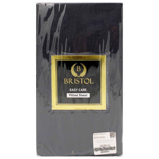 KING FITTED SHEET | 180X210 | DYED CHARCOAL