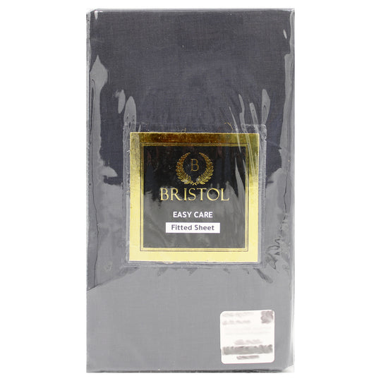 SUPER KING FITTED SHEET | 200X210 | DYED CHARCOAL