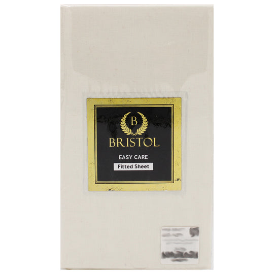 SUPER KING FITTED SHEET | 200X210 | DYED IVORY