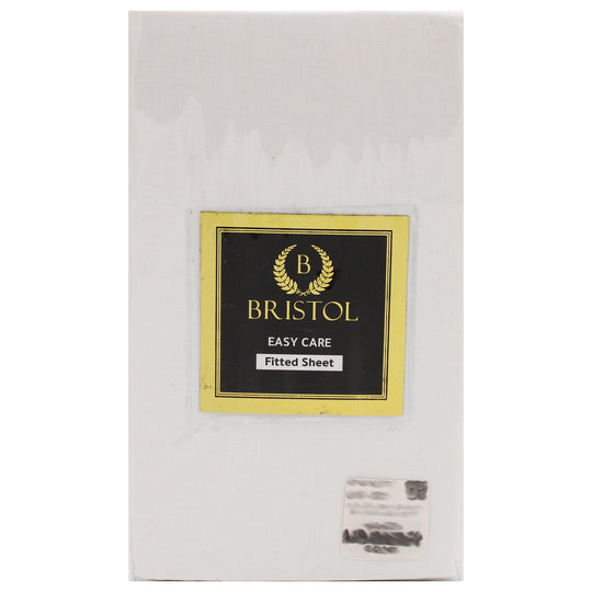 SUPER KING FITTED SHEET | 200X210 | BLEACHED WHITE