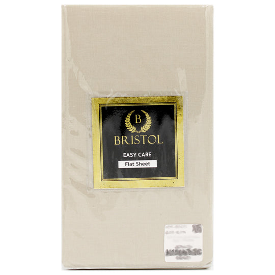 DOUBLE FLAT SHEET | 240X270 | DYED BEIGE