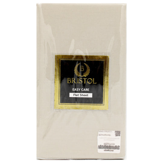 KING FLAT SHEET | 260X270 | DYED BEIGE