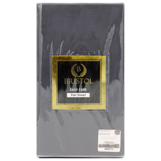 KING FLAT SHEET | 260X270 | DYED CHARCOAL