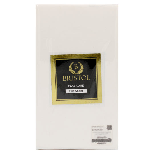 KING FLAT SHEET | 260X270 | BLEACHED WHITE