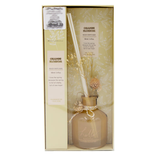 DIFFUSER FLOWER HERB-BLOSSOM-PETAL GREEN - ORANGE BLOSSOM