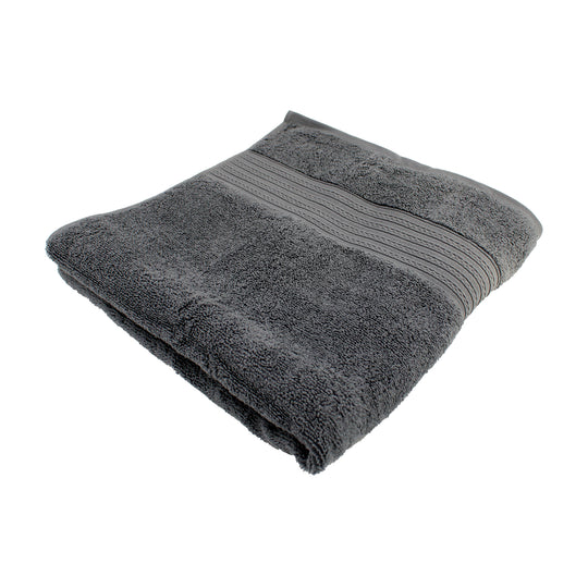 100% COTTON BATH TOWEL | DARK GREY | 70X140CM