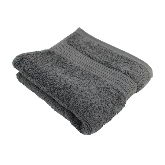 100% COTTON HAND TOWEL | DARK GREY | 50X90CM