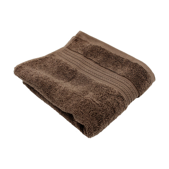 100% COTTON HAND TOWEL | BROWN | 50X90CM