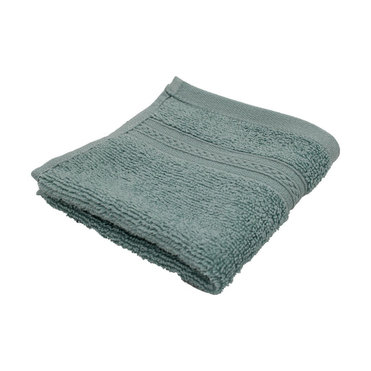 100% COTTON FACE TOWEL | DUCK EGG | 30X30CM