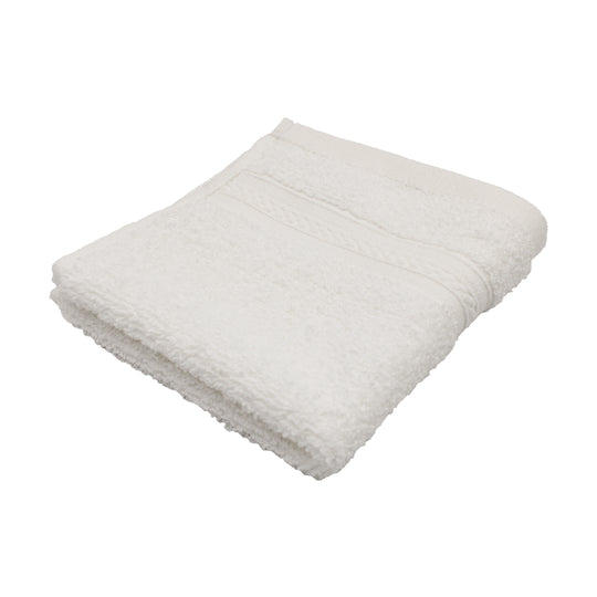 100% COTTON FACE TOWEL | WHITE | 30X30CM
