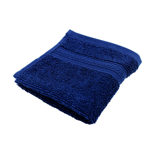 100% COTTON FACE TOWEL | NAVY | 30X30CM
