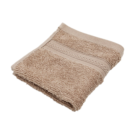 100% COTTON FACE TOWEL | PEBBLE | 30X30CM