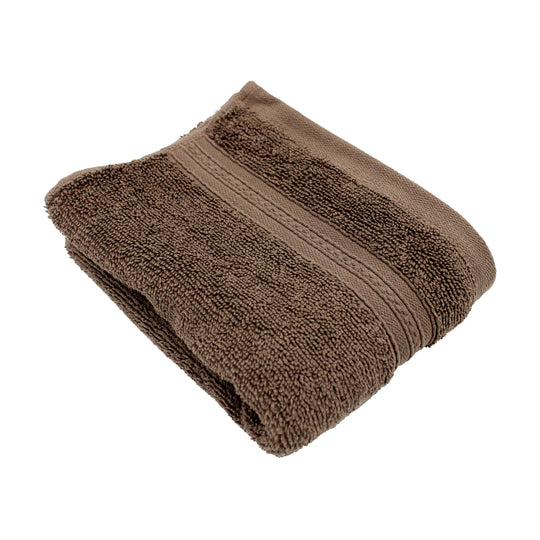 100% COTTON GUEST TOWEL | BROWN | 40X60CM