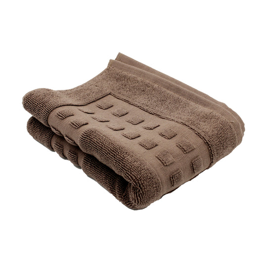 100% COTTON BATH MAT | BROWN | 50X80CM