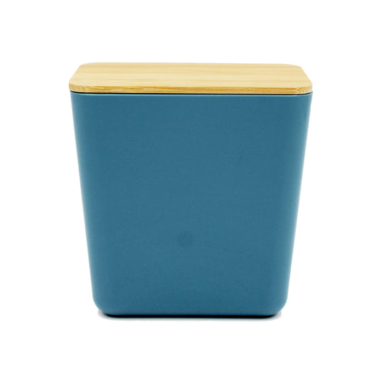 BOX STORAGE + BAMBOO LID - BLUE