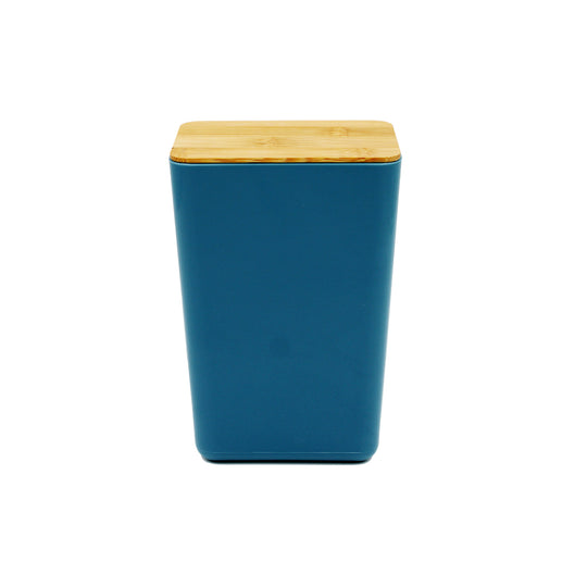 BOX STORAGE + BAMBOO LID - BLUE