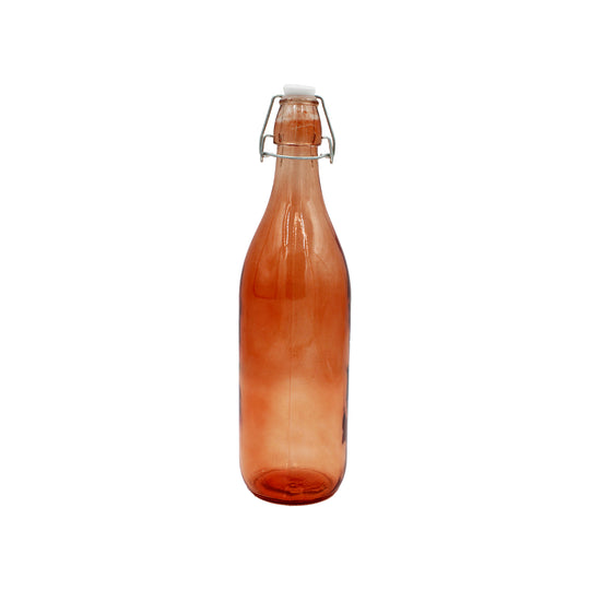 BOTTLE GLASS 1LT - ORANGE