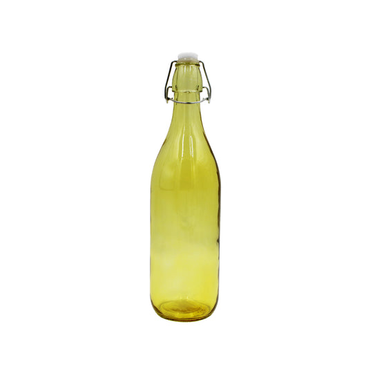 BOTTLE GLASS 1LT - YELLOW