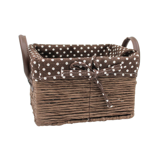 BASKET STORAGE | 21X6X13 | BROWN