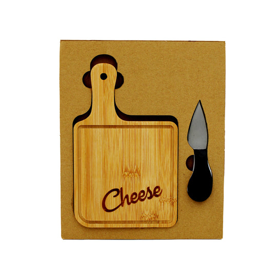 CHEESES SET BAMBOO 2PC SET