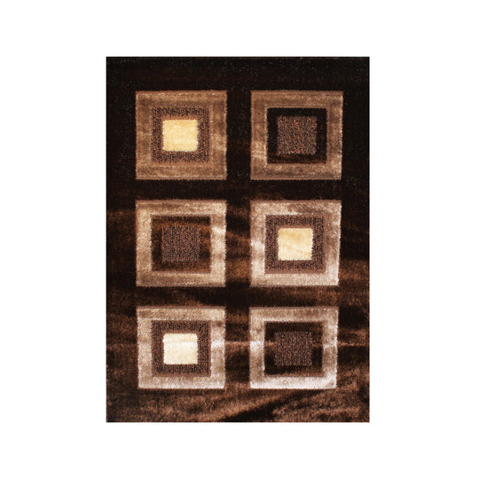 CARPET DIAMOND | BROWN & BEIGE | 160X220CM