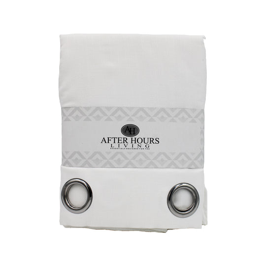 EYELET PAULA | WHITE | 225X225CM