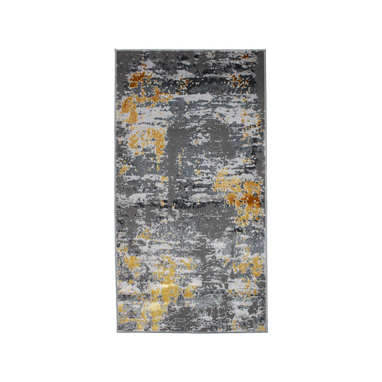 CARPET BABIL | GREY & YELLOW | 80X150CM