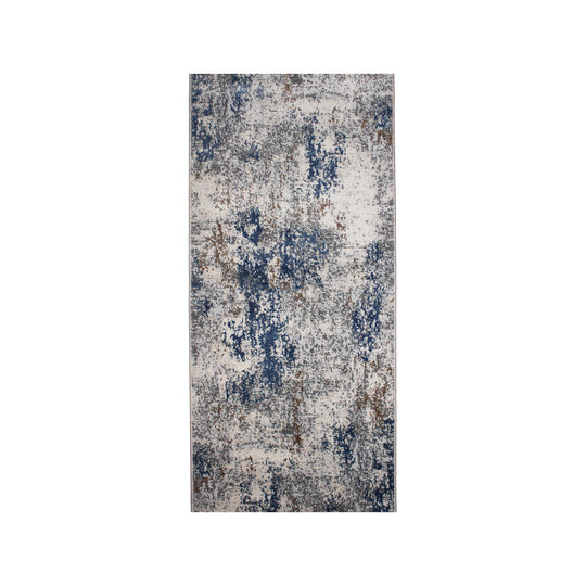 CARPET BABIL | L.BEIGE & D.BLUE | 80X300CM