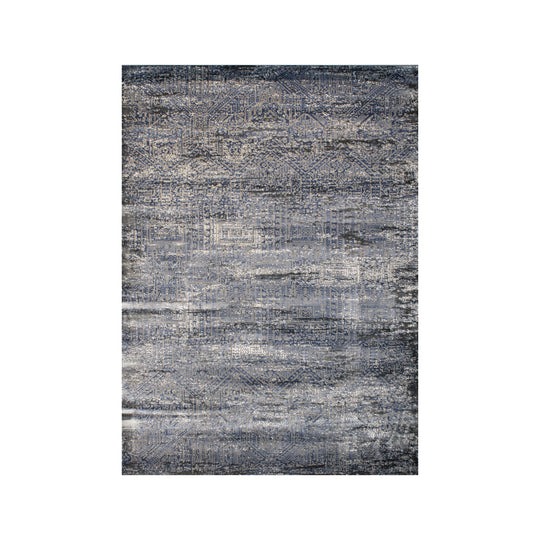LAHOR CARPET | GREY & DARK BLUE | 160X220CM