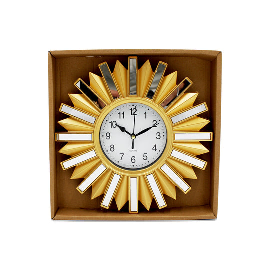 CLOCK WALL DECOR - GOLD