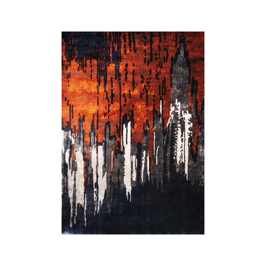CAPADOCIA CARPET | ORANGE & NAVY | 160X235CM
