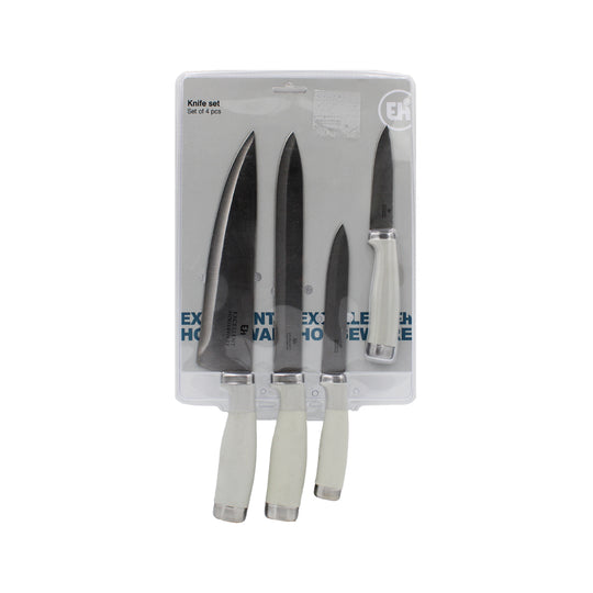 KNIFE SET 4PC - CREAM