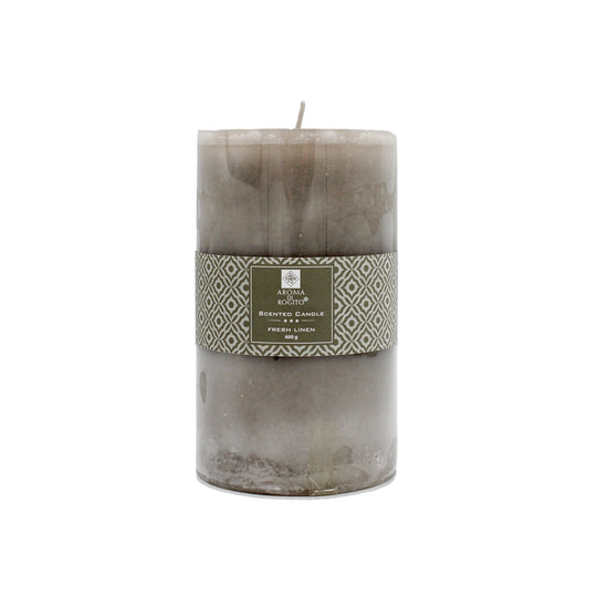 SCENTED PILLAR CANDLE FRESH LINEN