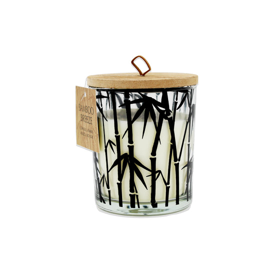 CANDLE SCENTED GLASS JAR