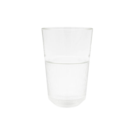 GLASS HIBALL STRIPE DESIGN 360ML-4PC