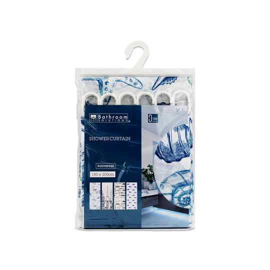 CURTAIN SHOWER WHALES