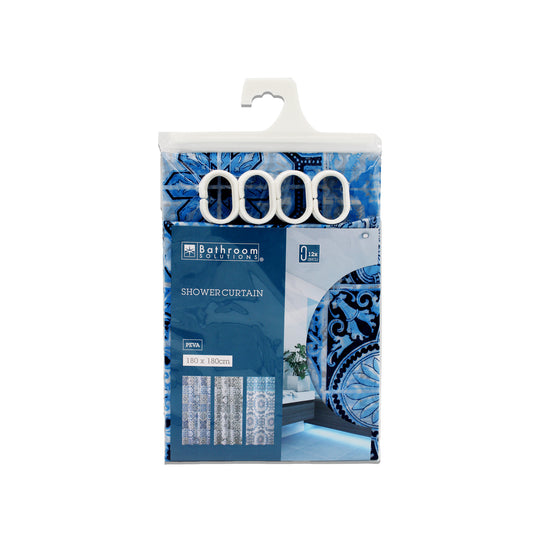 CURTAIN SHOWER - LIGHT BLUE