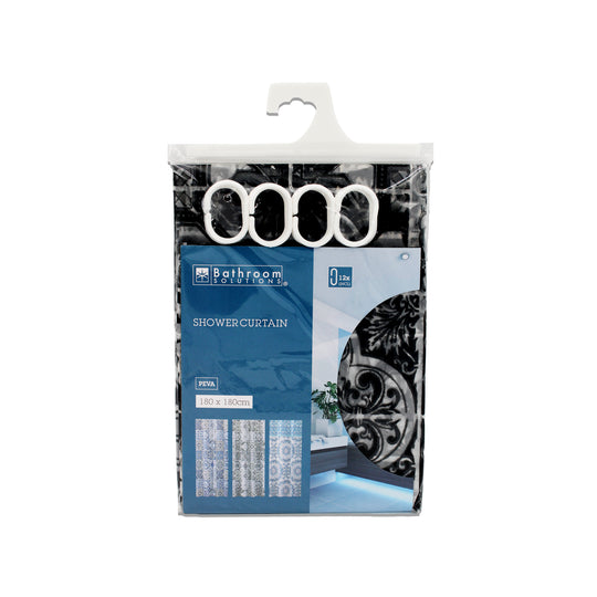 CURTAIN SHOWER - WARM GREY