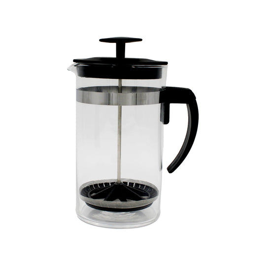 PLUNGER COFFEE GLASS 1LT - BLACK