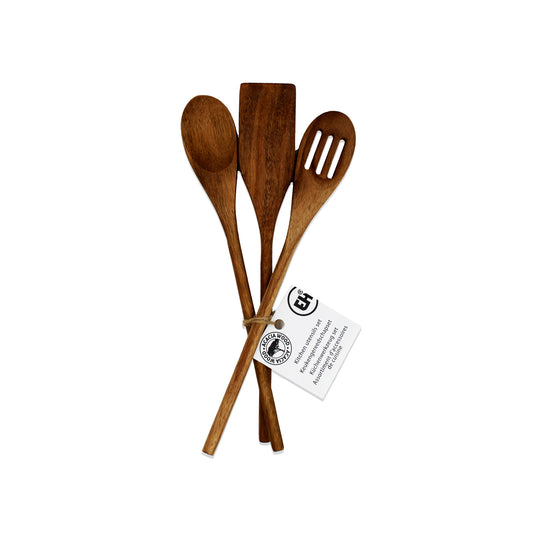 UTENSILS KITCHEN ACACIA 3PC