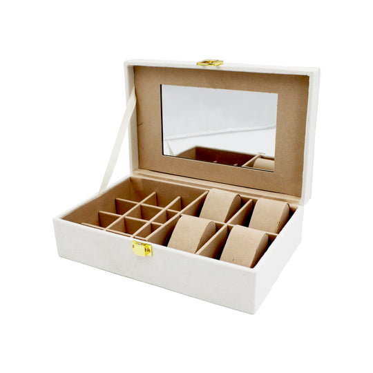 BOX JEWELRY | 25X16X7CM | WHITE