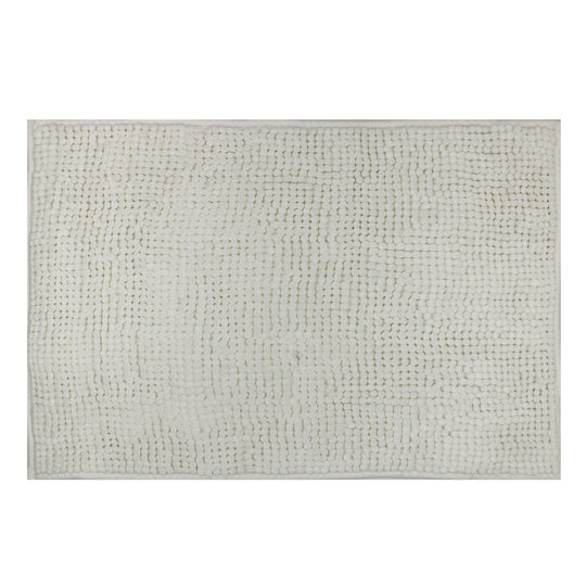MAT BATH SHAGGY | 45X75CM | WHITE