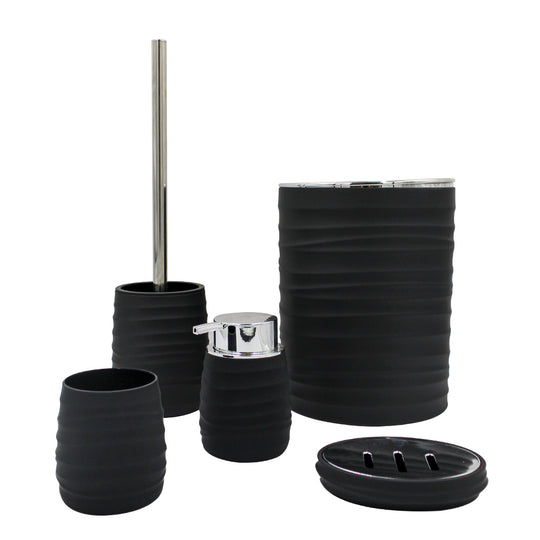 BATHROOM SET | 5PC | BLACK