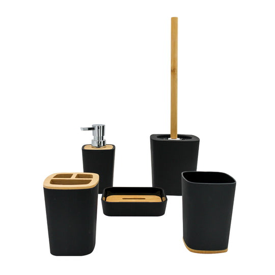 BATHROOM SET | 5PC | BLACK