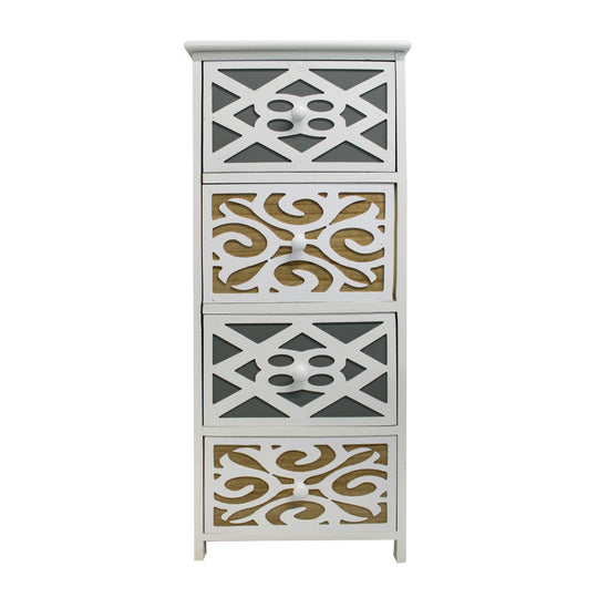 CABINET MOROCAN | 35X28X88 | WHITE