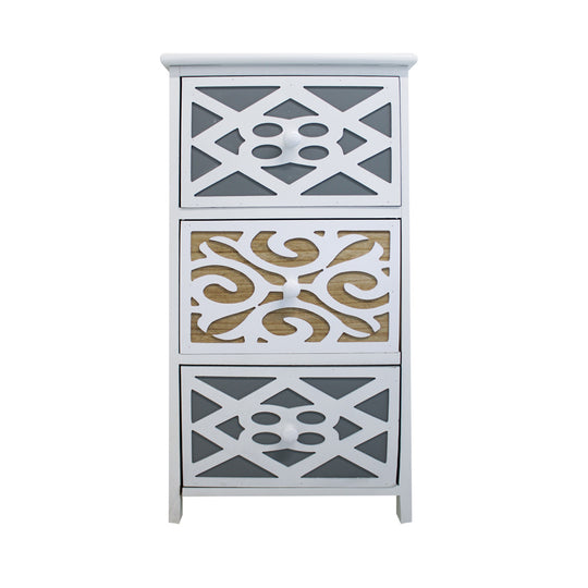 CABINET MOROCAN | 36X28X68 | WHITE