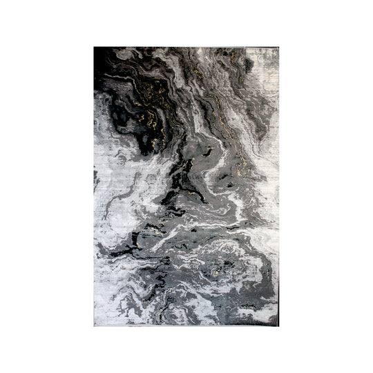 CARPET HACI RAMAZAN | BLACK & GREY | 200X290CM