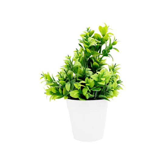 PLANT ARTIFICIAL IN POT - WHITE