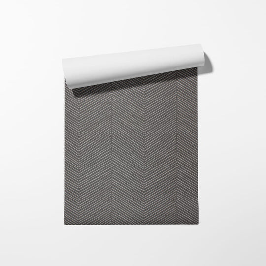 WA022A | ARROW WEAVE | CHARCOAL